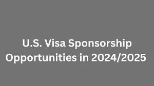 Opportunities for Sponsorship of U.S. Visa Applications in 2024/25